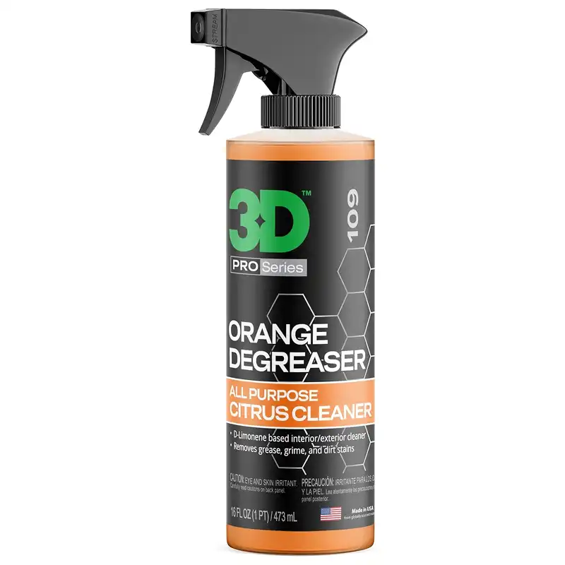3D Orange Degreaser – Citrus-Based Car Cleaner for Oil, Grease, Grime & Adhesives – Water-Based