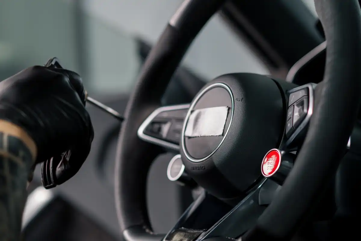 Alcantara Steering Wheel Cleaning