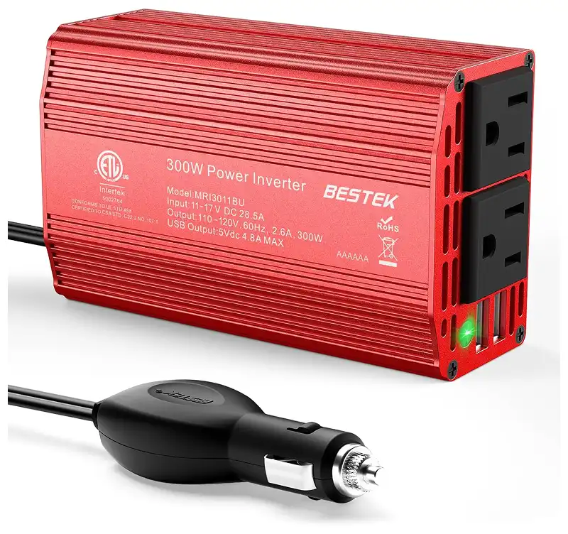 BESTEK Power Inverter DC 12V to AC 110V - 300W